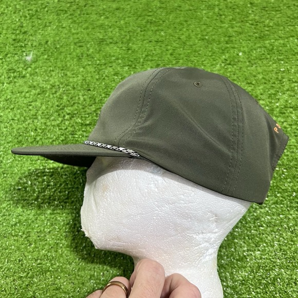Poncho Outdoors Duck Hat Snapback Rope‎ Embroidered EUC Olive Drab Hunting. - Picture 3 of 6